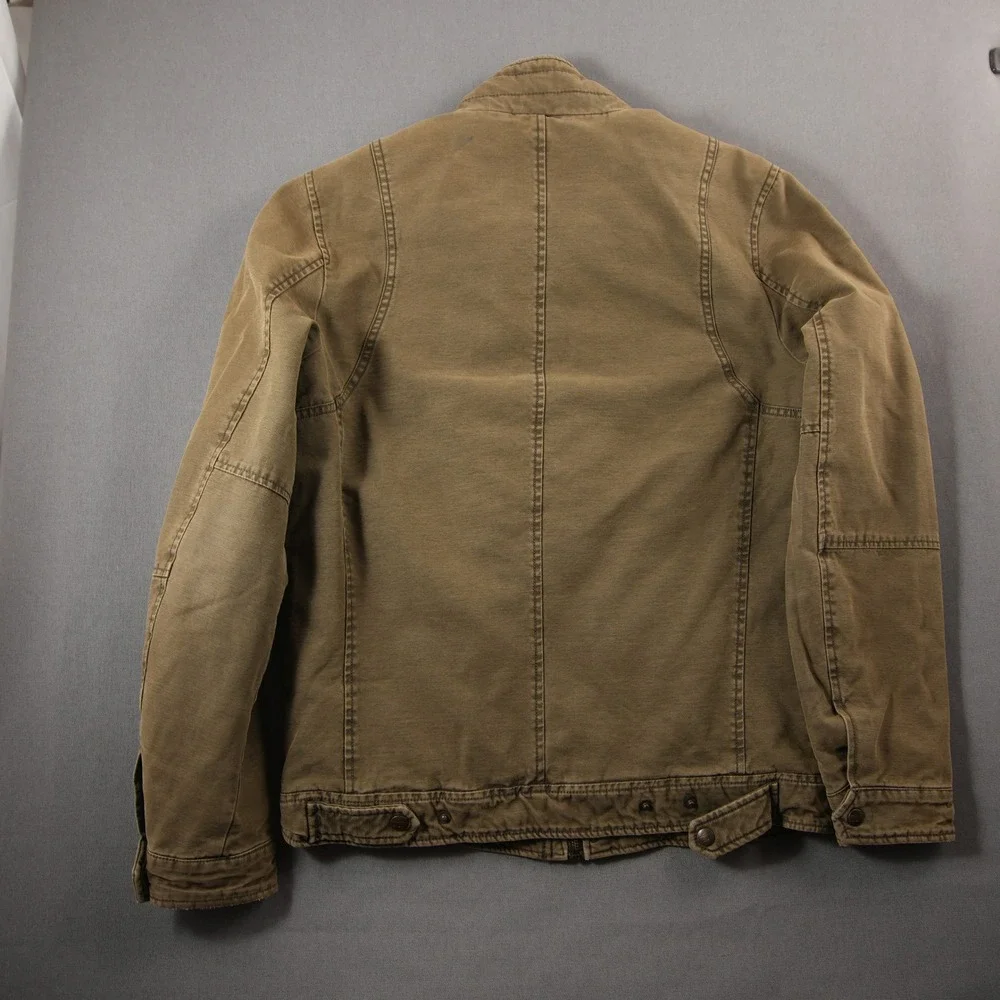 Levi's Military Field Trucker Canvas Quilted Men Jacket S Utility Multi Pocket